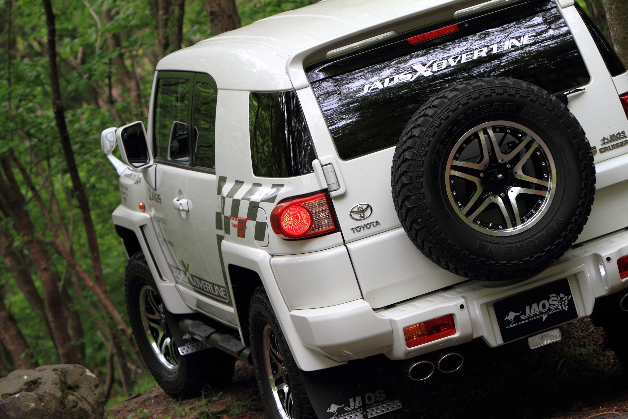 JAOSマッドフラップ　fJクルーザー JAOS マッドガード車種別取付キット JAOSオーバーフェンダー装着